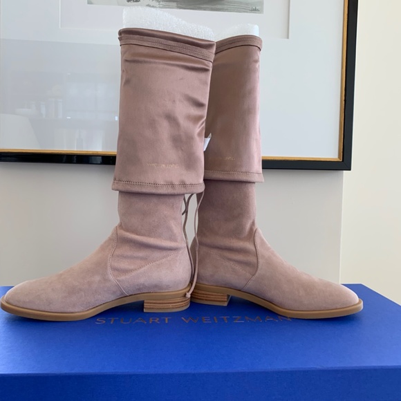 Stuart Weizmann Suede over the knee boots - Picture 2 of 7